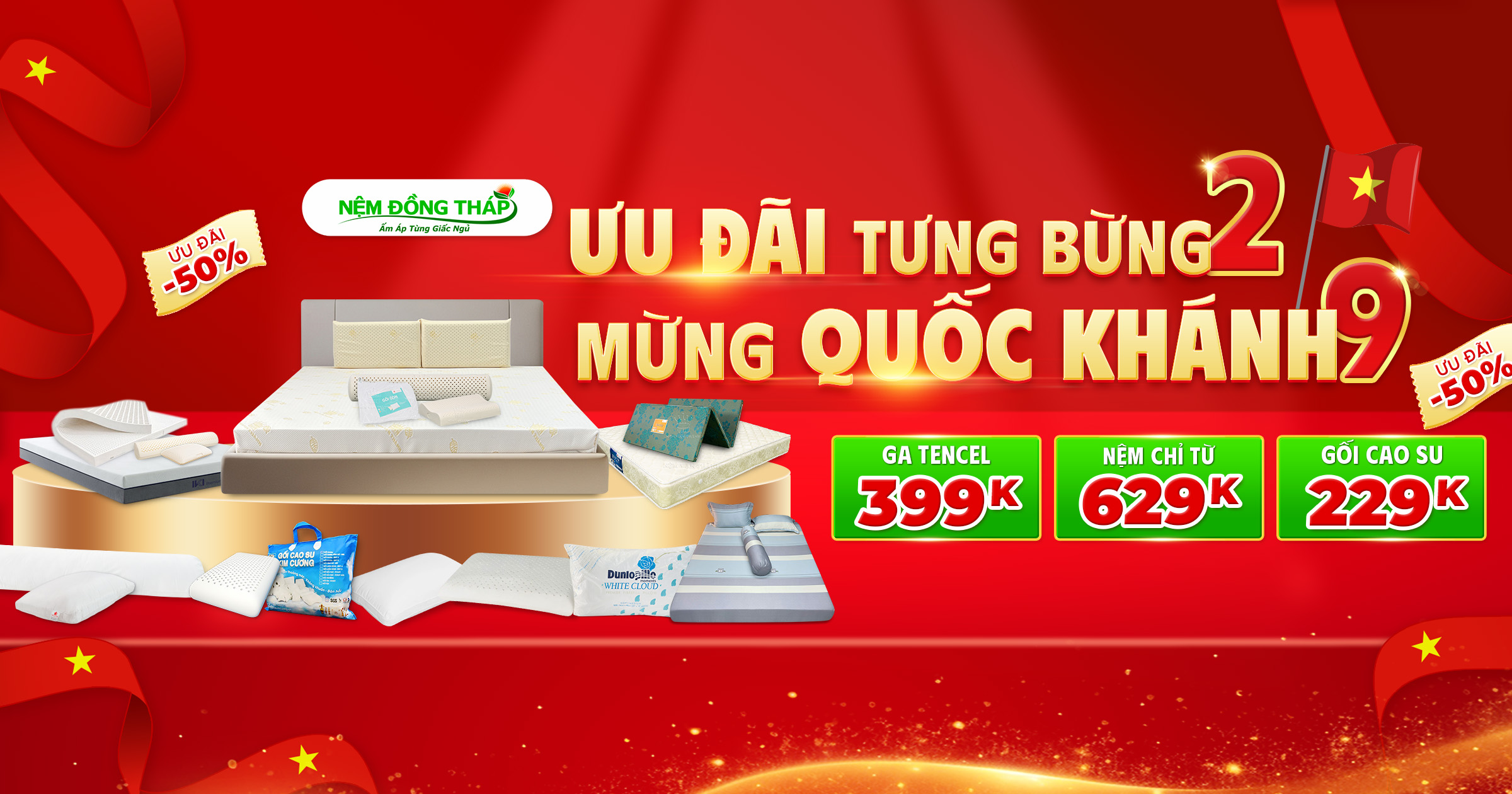 Ưu Đãi Tưng Bừng - Mừng Quốc Khánh 2/9