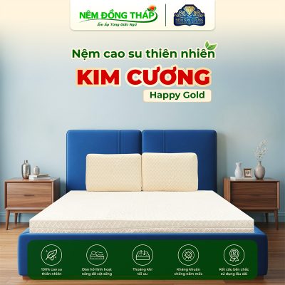 cao su Kim Cương Happy Gold - ndt