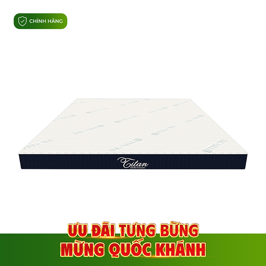 Nệm cao su nhân tạo Titan Millennium Ưu Việt